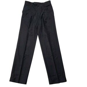 LOUIS RAPHAEL TAILORED Men’s Dark Black Dress Pants Size 30W x 32L